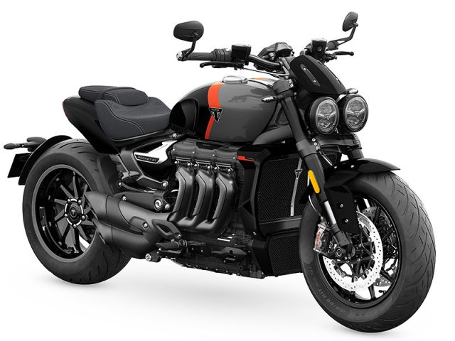 2027年 Rocket 3 Storm R Sapphire Black/Graphite（カタログメイン）