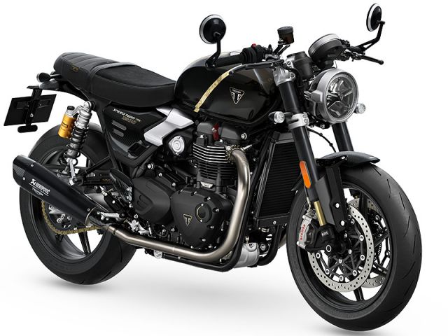 2027年 Speed Twin 1200 TFC Obsidian Gold（カタログメイン）