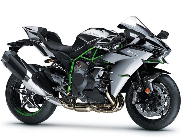 2027年 Ninja H2 Carbon ミラーコートスパークブラック（カタログメイン）