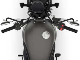 2027年 Bonneville T40 BLACK（ハンドルまわりイメージ）